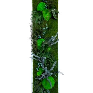 Tableau végétal avec feuillages verts