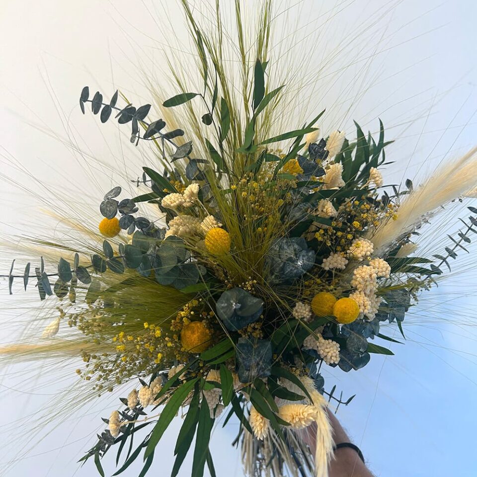 Bouquet de Fleurs Stabilisées Chaleur d&rsquo;Été