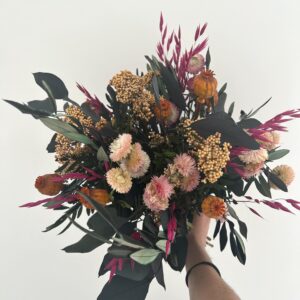 Bouquet de fleurs roses et rouges