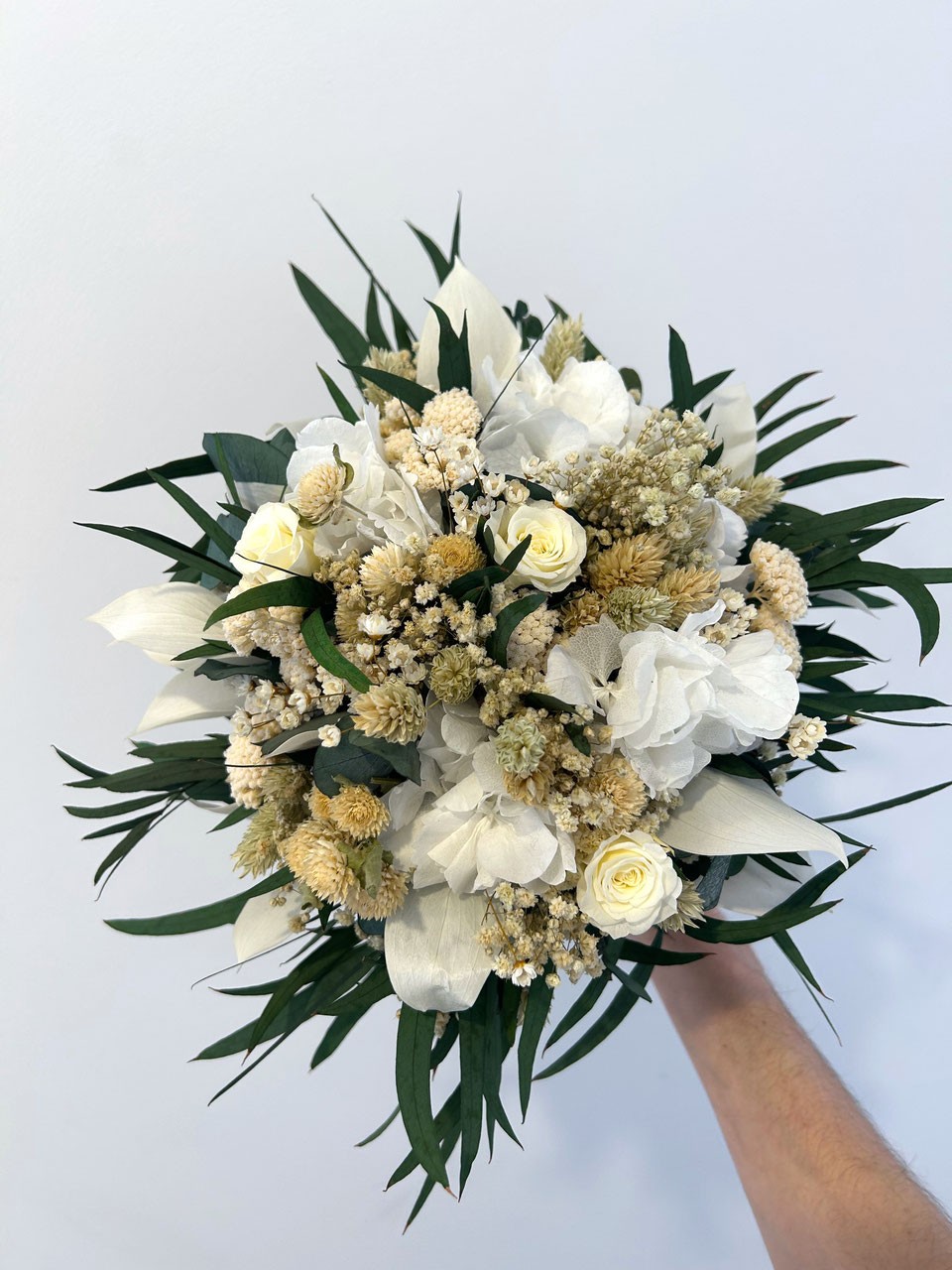 Bouquet de fleurs blanches