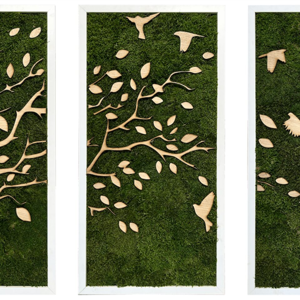 Triptyque L&rsquo;envolée