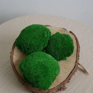 mousse boule vert stabilisée