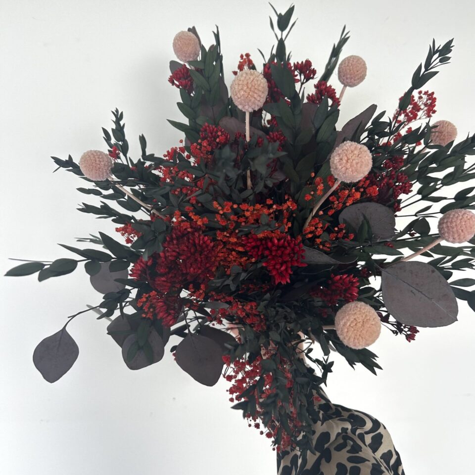 Bouquet de fleurs stabilisée Élégance