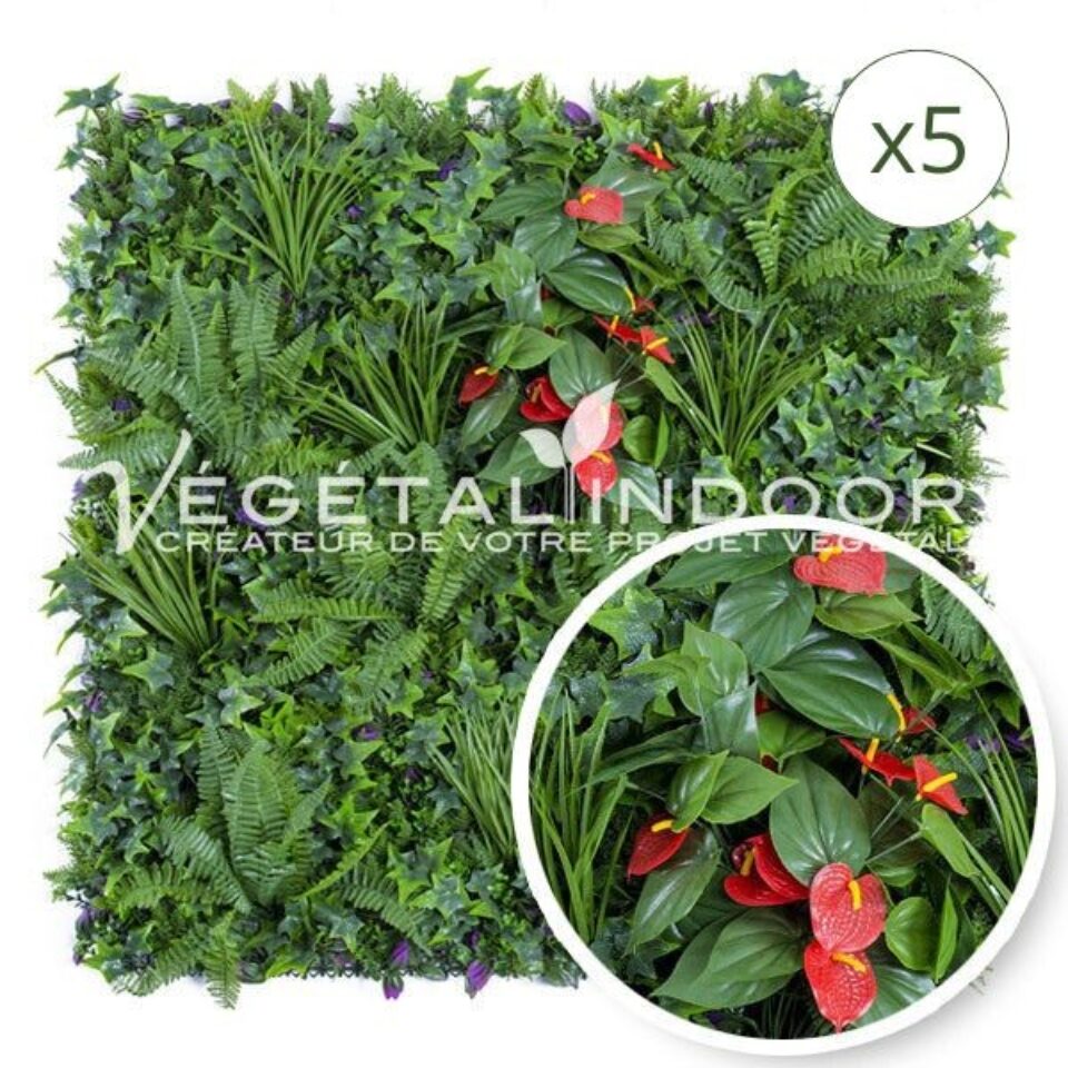 Mur végétal artificiel Tropical 5m2