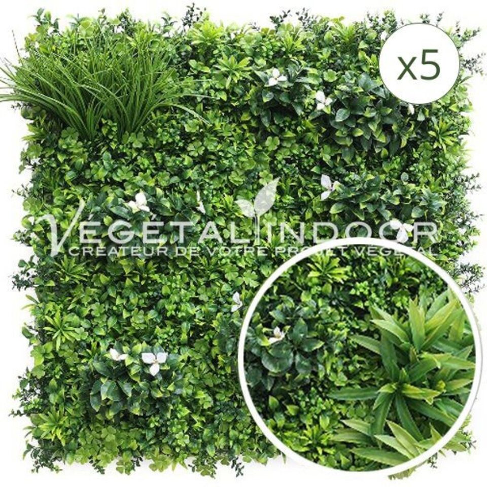 Mur végétal artificiel Liseron 5m2