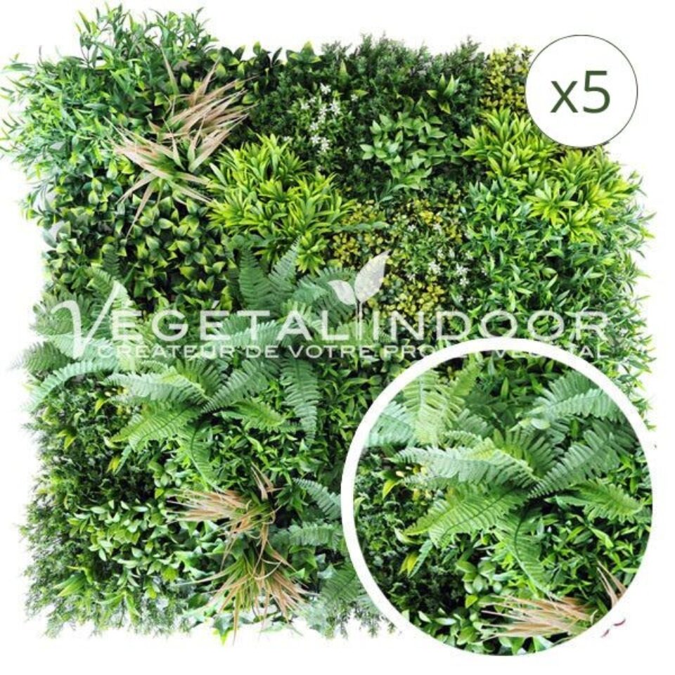 Mur végétal artificiel Oxygène 5m2